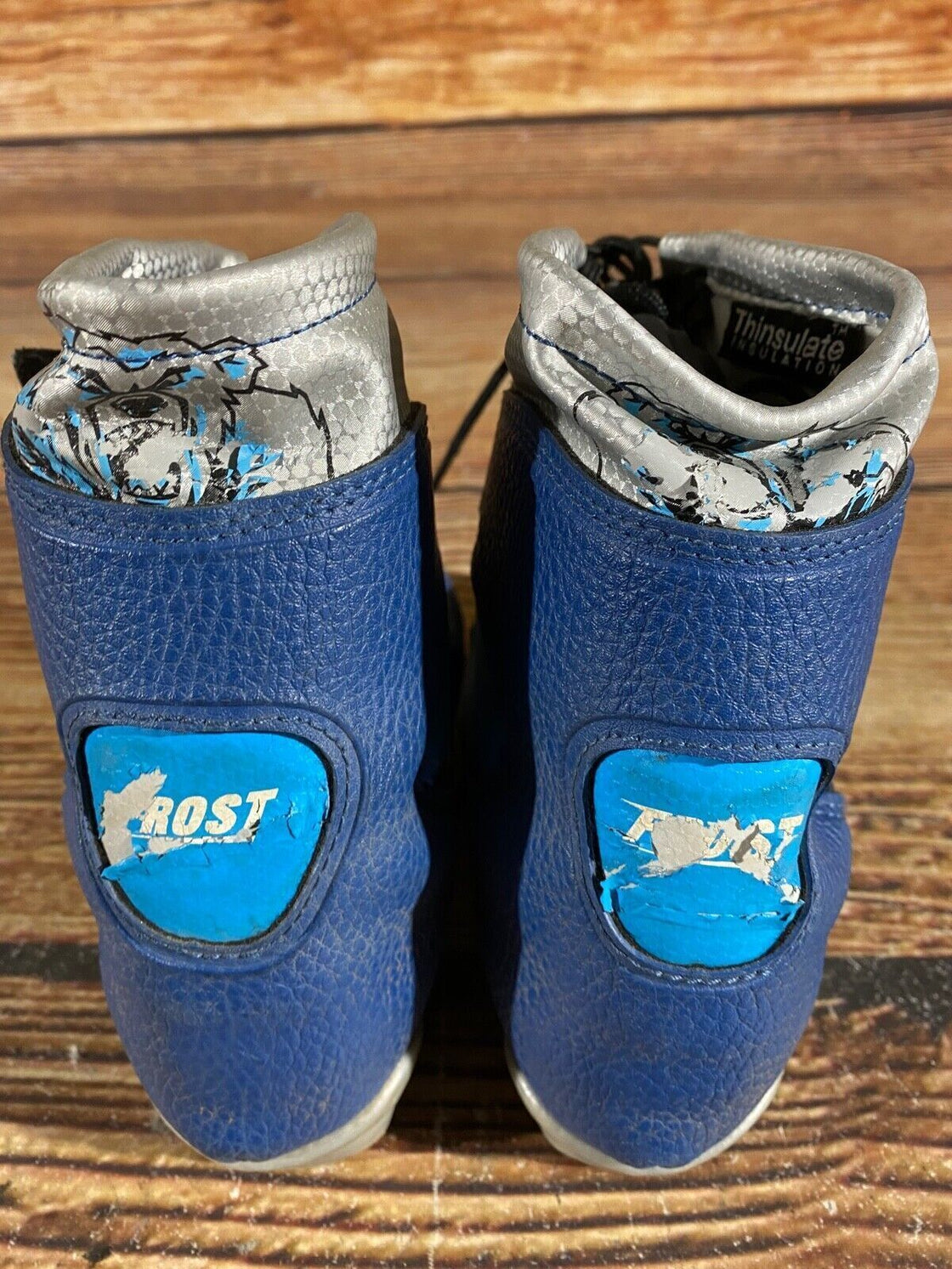 Alpina Frost Kids Nordic Cross Country Ski Boots Size EU31 US12.5 NNN A-860