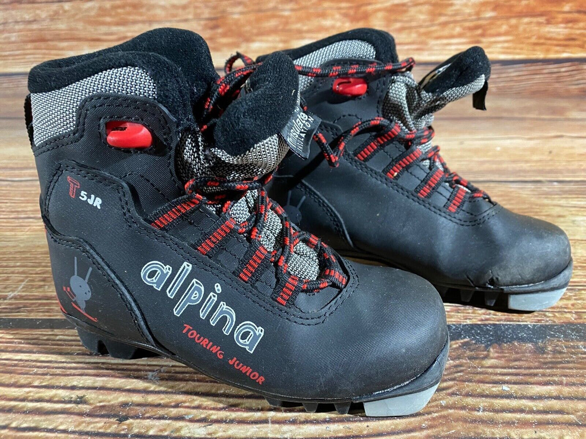 Alpina T5 Cross Country Ski Boots Classic NNN EU 28 US 10.5 Kids 185mm A-741