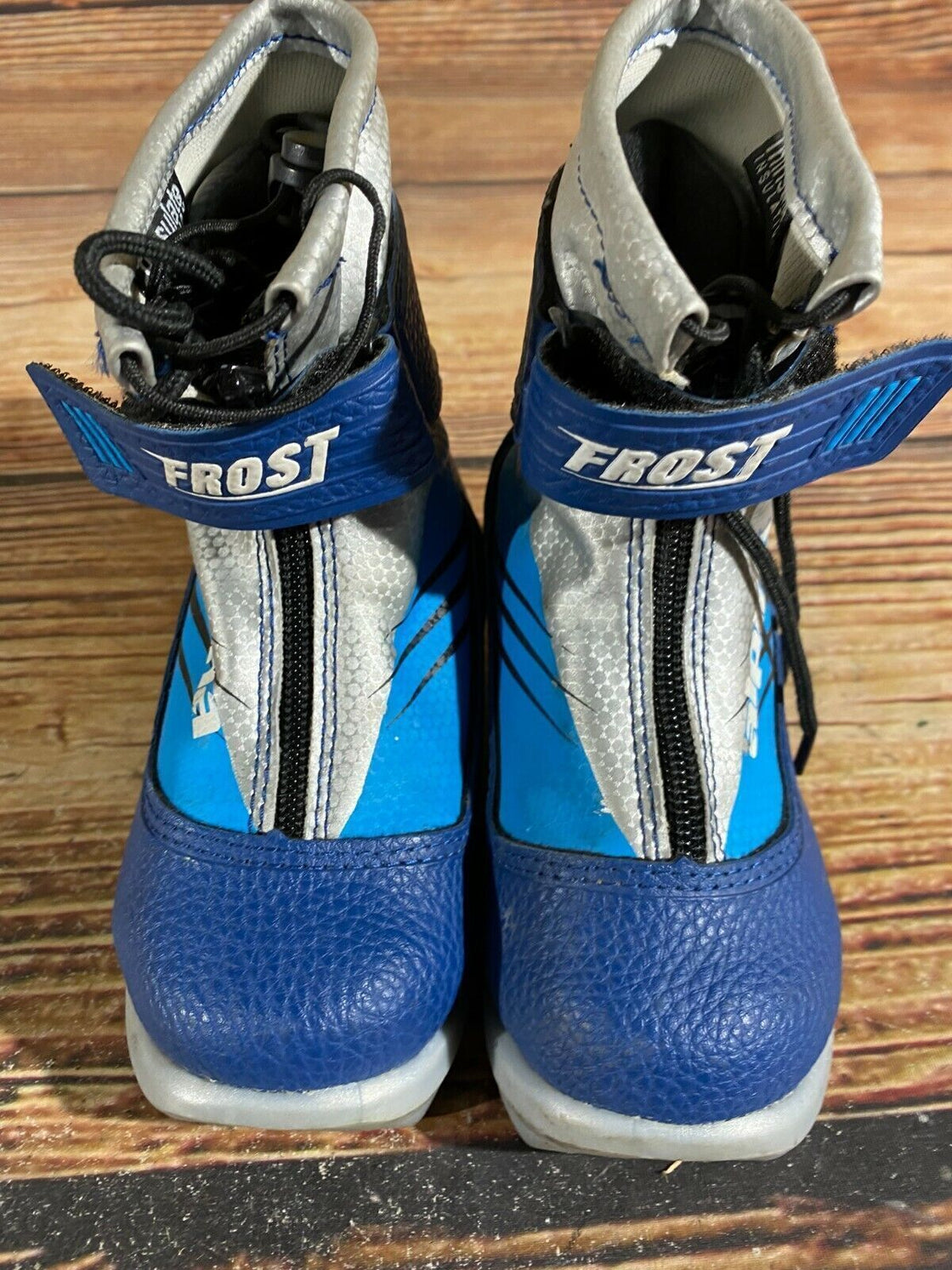 Alpina Frost Kids Nordic Cross Country Ski Boots Size EU27 US9.5 for NNN A-388
