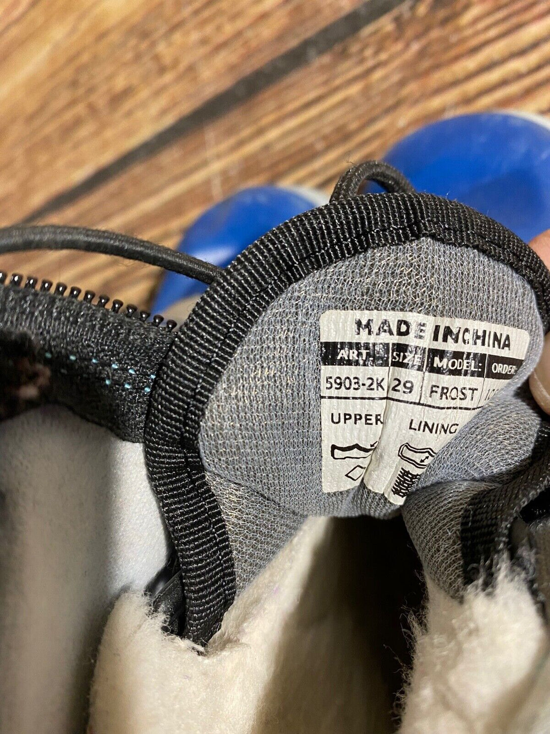 Alpina Frost Kids Nordic Cross Country Ski Boots Size EU29 US11 NNN A-810