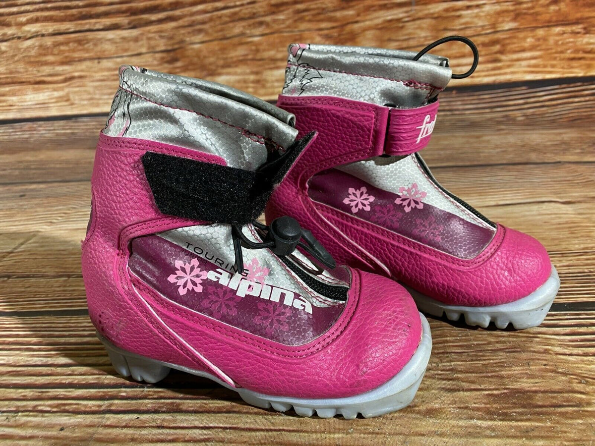 Alpina Frost Cross Country Ski Boots Classic NNN EU 26 US 9 Kids 168mm A-7