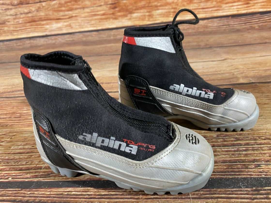 Alpina ST10jr Kids Nordic Cross Country Ski Boots Size EU29 US11 NNN A-491