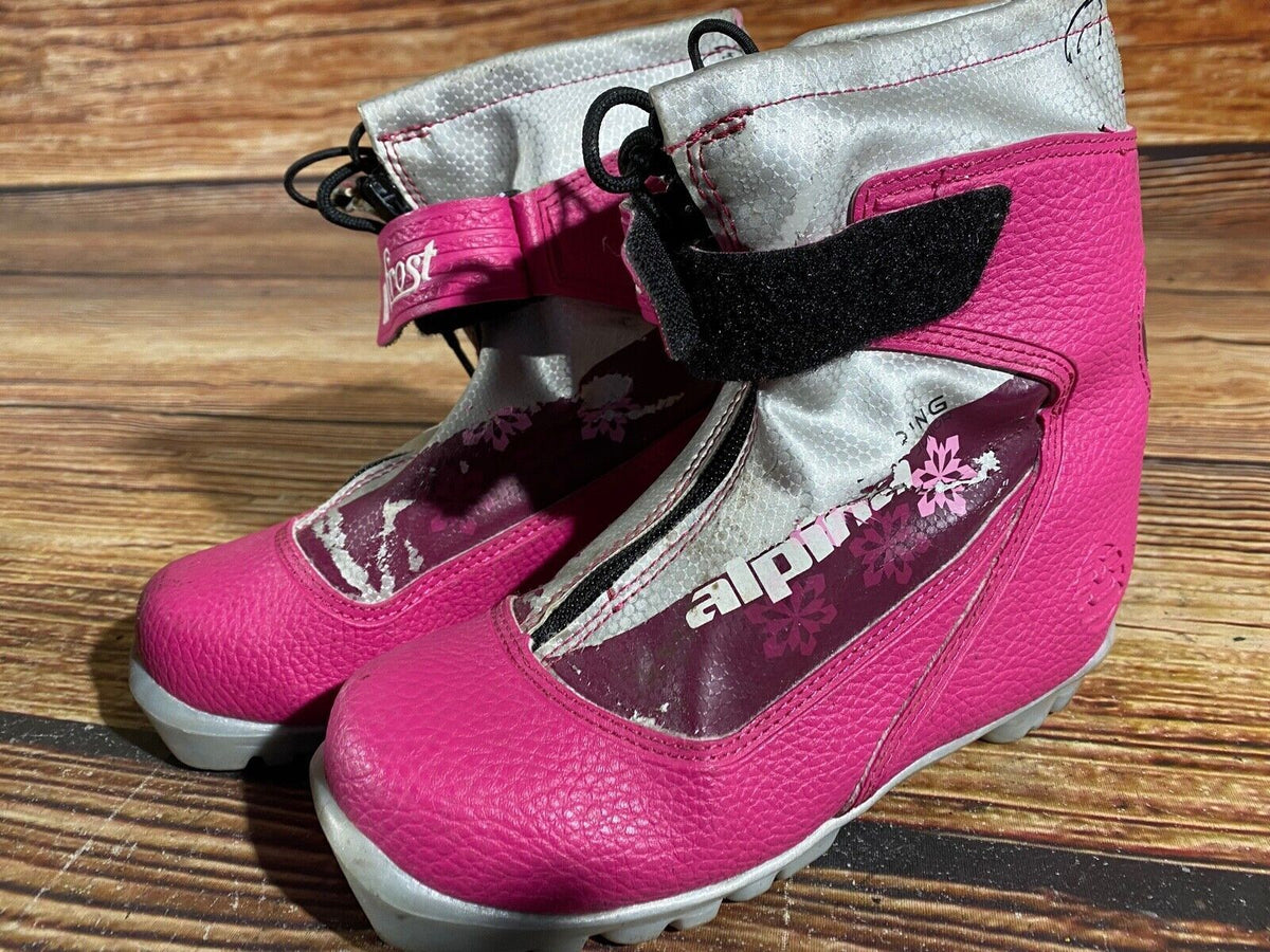 Alpina Frost Cross Country Ski Boots Classic NNN EU 33 US 2 Kids 215mm A-792