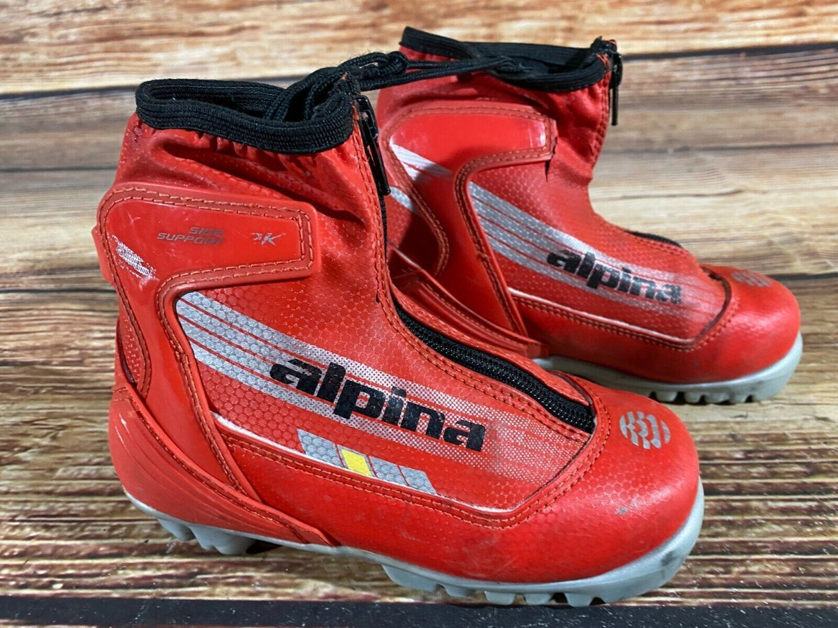 Alpina RK Cross Country Ski Boots Classic NNN EU 30 US 12 Kids 200mm A-244
