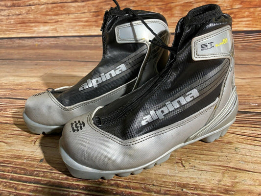 Alpina ST30jr Cross Country Ski Boots Classic NNN EU 34 US 3 Kids 220mm A-232