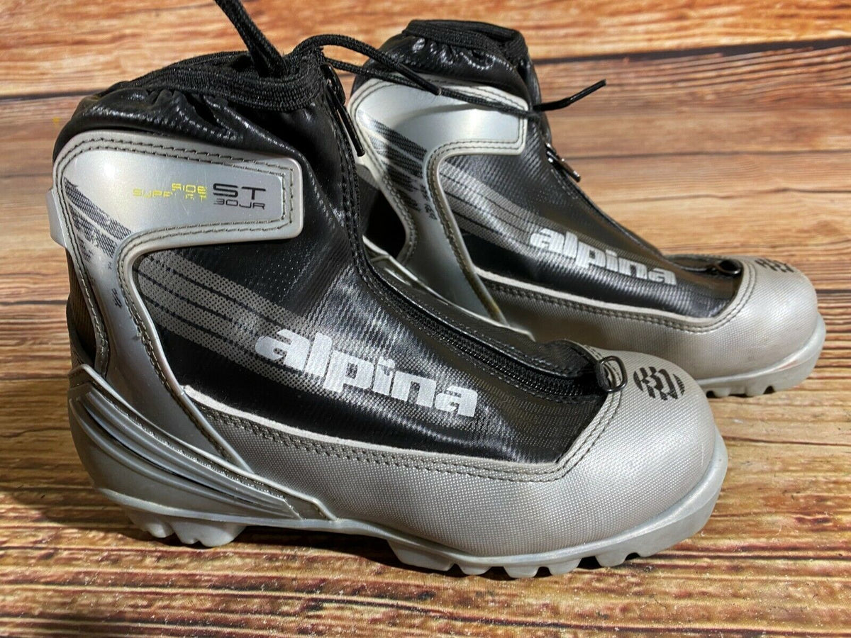 Alpina ST30jr Cross Country Ski Boots Classic NNN EU 34 US 3 Kids 220mm A-232