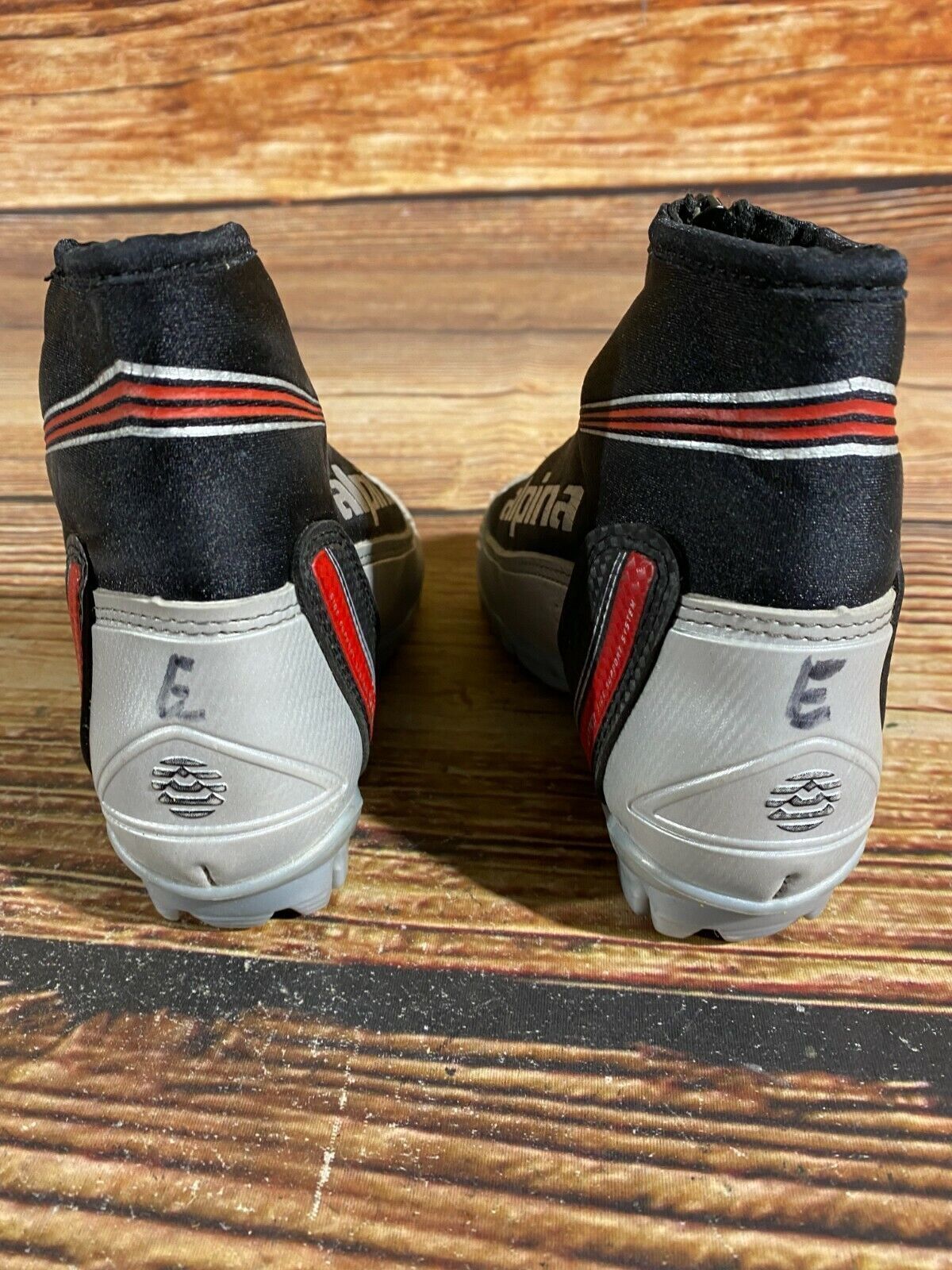 Alpina ST10j Cross Country Ski Boots Classic NNN EU 29 US 11.5 Kids 195mm A-401