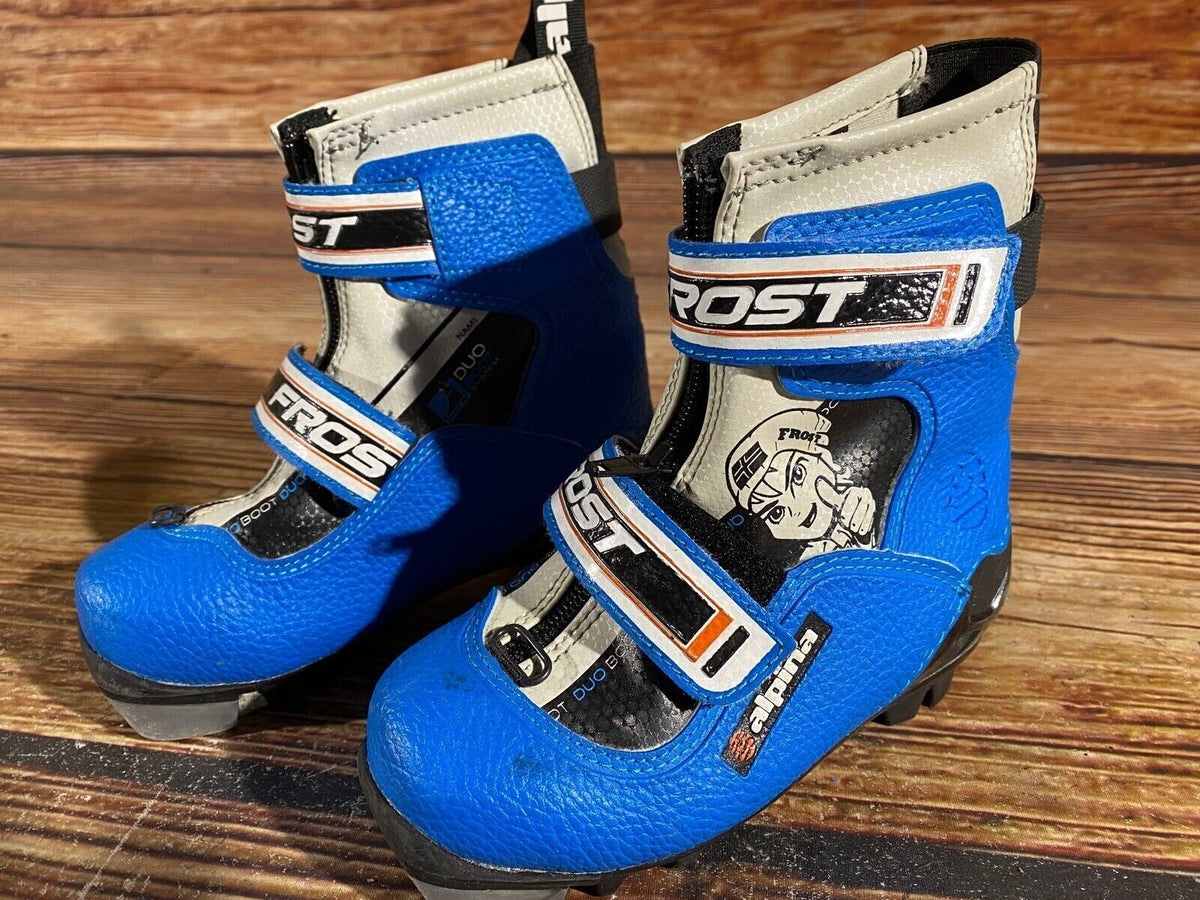 Alpina Frost Cross Country Ski Boots Classic NNN EU 27 US 10 Kids 180mm A-856