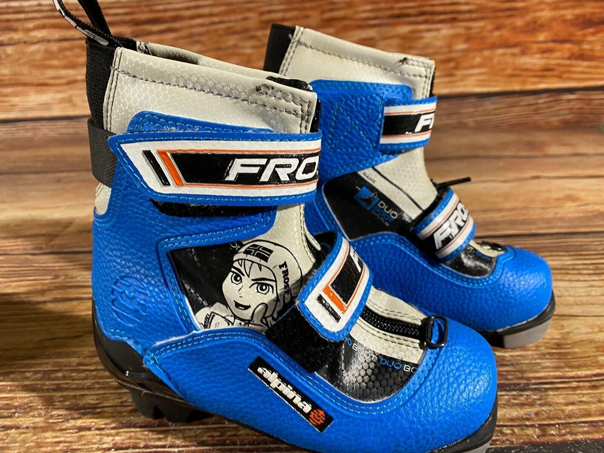 Alpina Frost Cross Country Ski Boots Classic NNN EU 27 US 10 Kids 180mm A-856