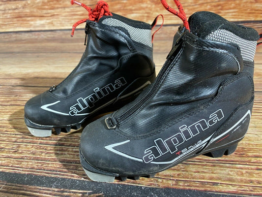Alpina T5 Plus Cross Country Ski Boots Classic NNN EU 29 US 11.5 Kids A-419