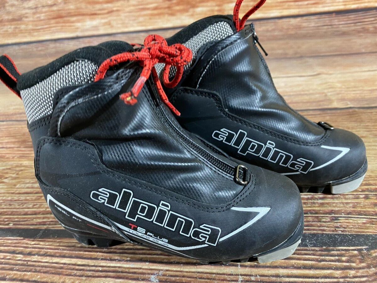 Alpina T5 Plus Cross Country Ski Boots Classic NNN EU 29 US 11.5 Kids A-419