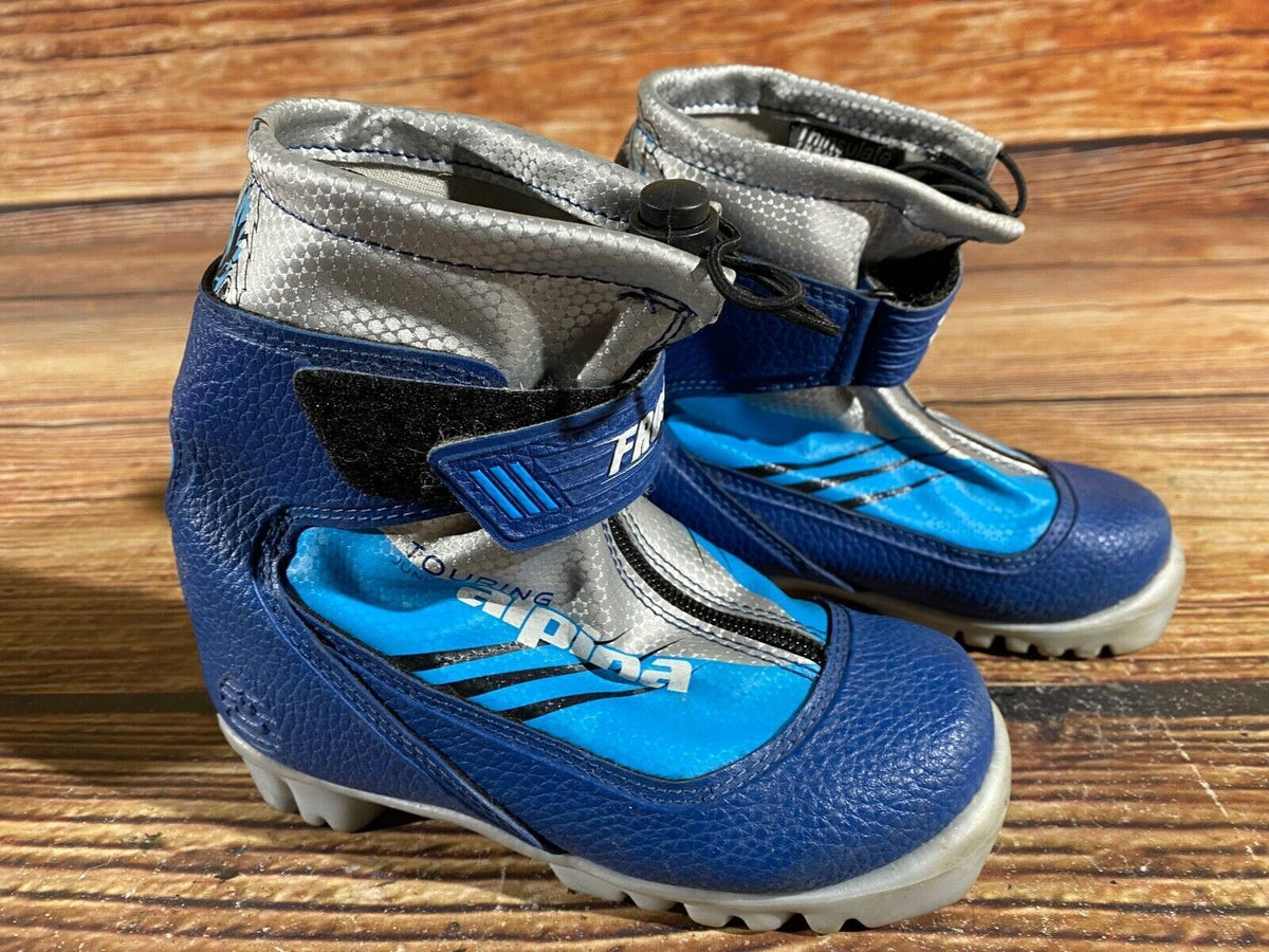 Alpina Frost Cross Country Ski Boots Classic NNN EU 29 US 11.5 Kids 190mm A-812