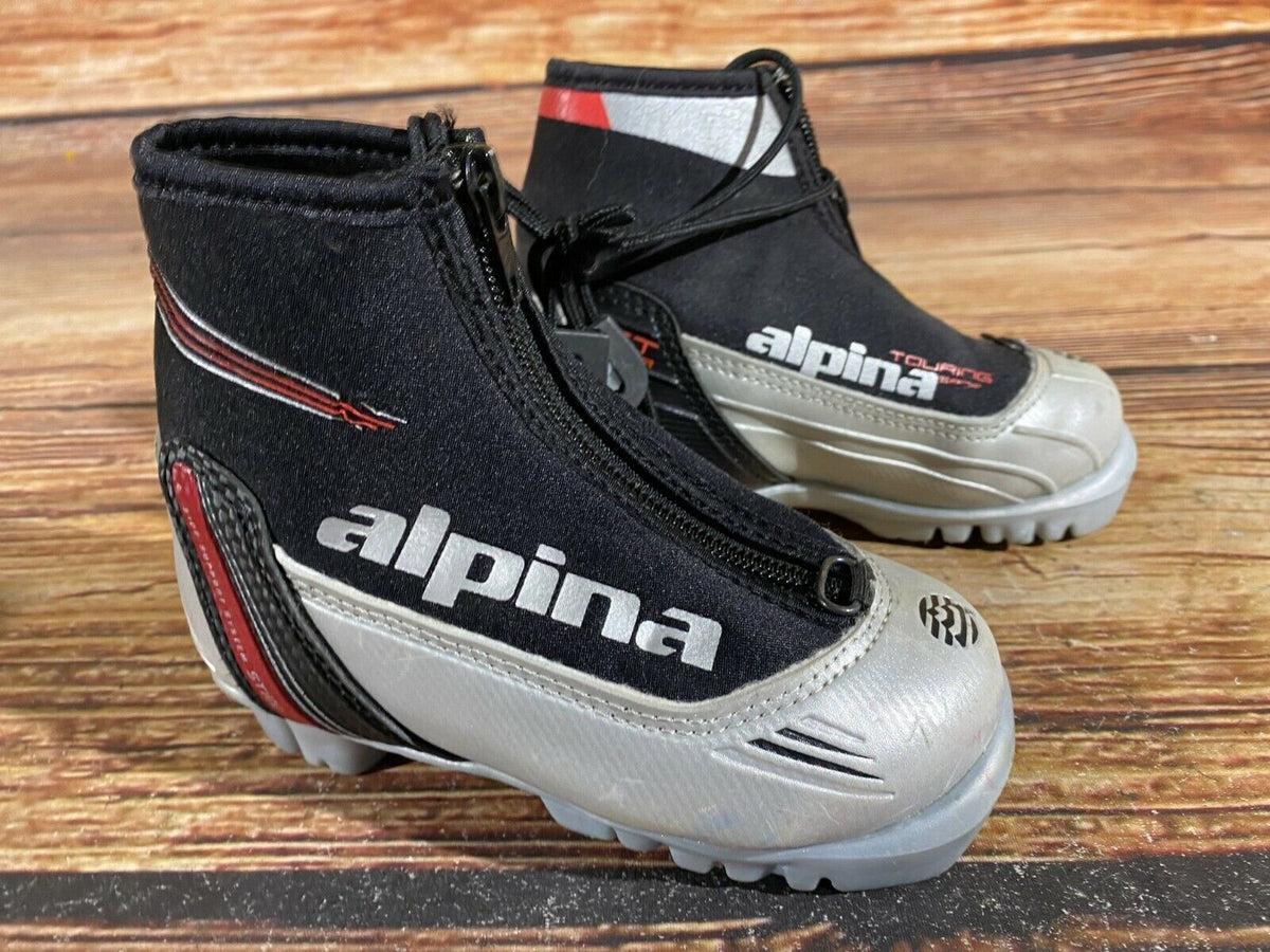 Alpina ST10jr Cross Country Ski Boots Classic NNN EU 26 US 9 Kids 178mm A-237