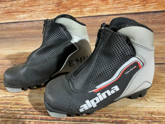 Alpina Touring Cross Country Ski Boots Classic NNN EU 30 US 12 Kids 200mm A-276