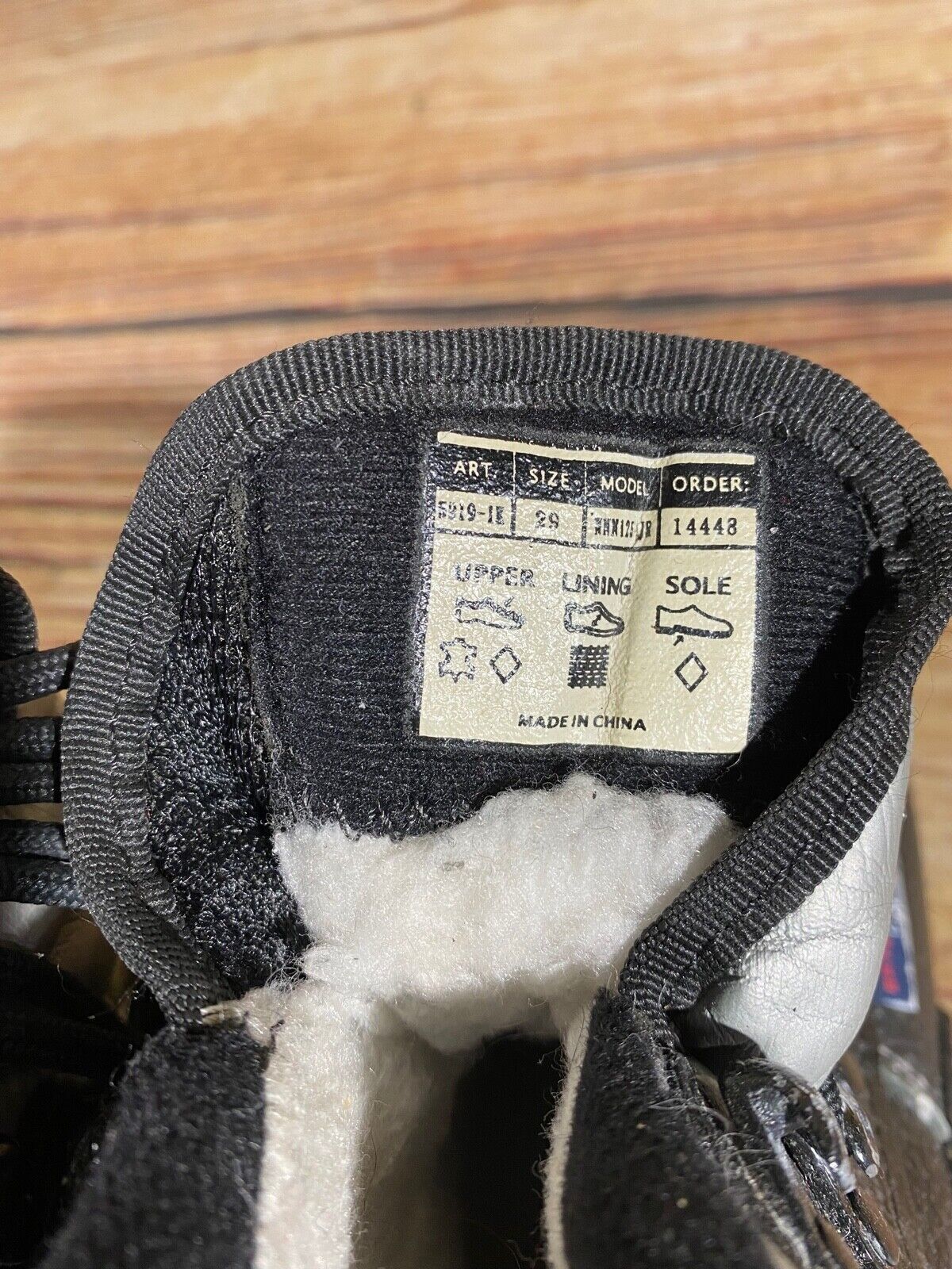 Alpina 125 Cross Country Ski Boots Classic NNN EU 29 US 11.5 Kids 195mm A-695