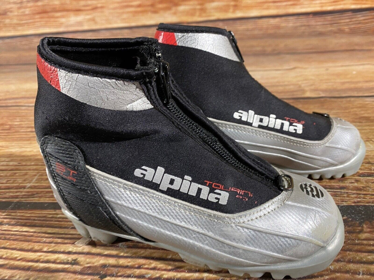 Alpina ST10 Cross Country Ski Boots Classic NNN EU 29 US 11.5 Kids 190mm A-740