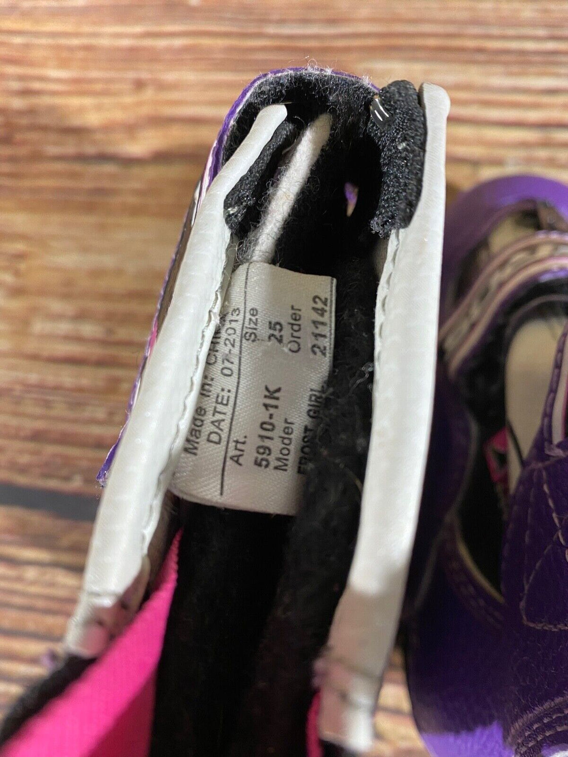 Alpina Frost Nordic Cross Country Ski Boots Kids Size EU25 US8.5 NNN A-719