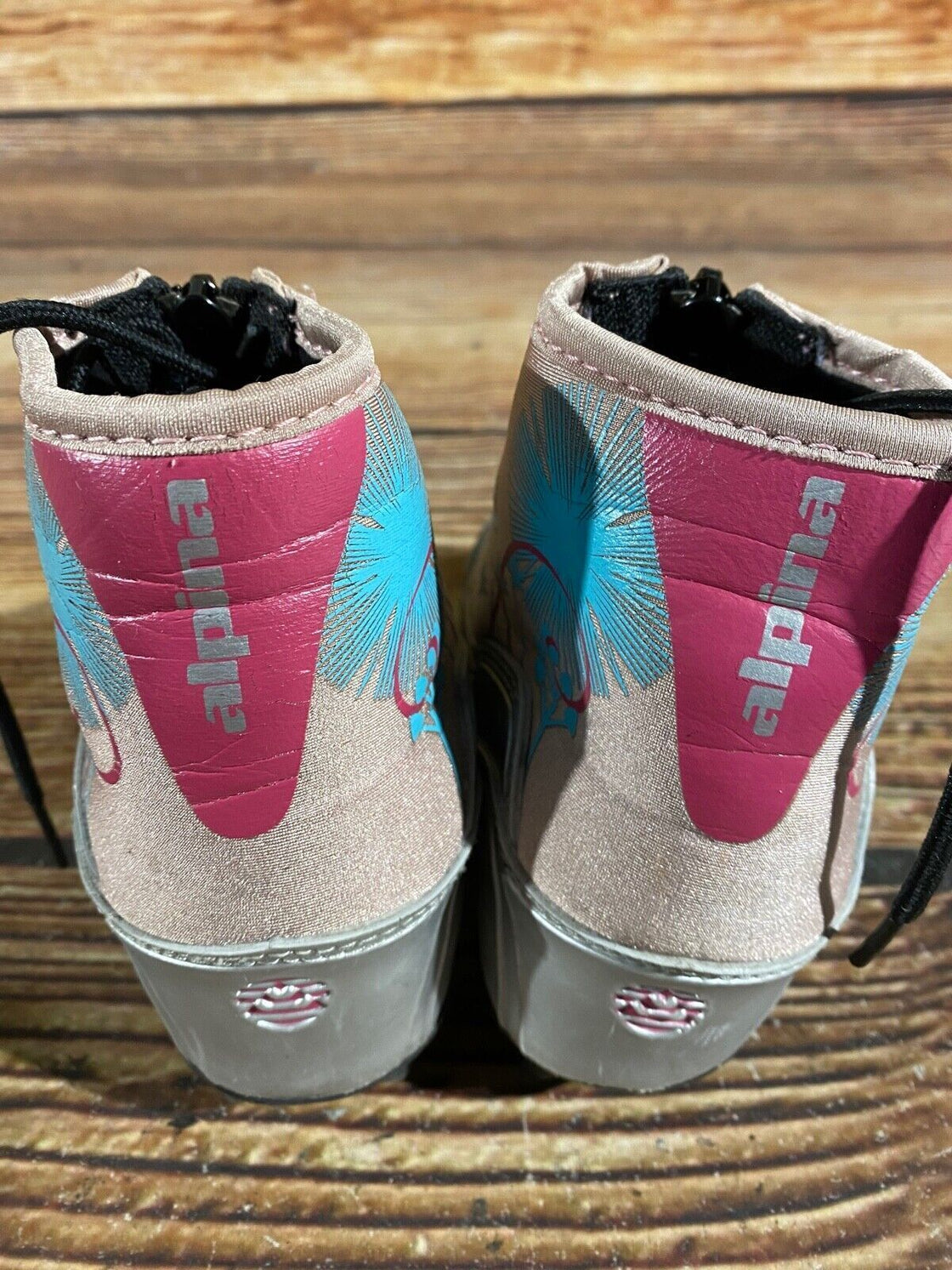 Alpina T10 Kids Nordic Cross Country Ski Boots Size EU29 US11 NNN A-730
