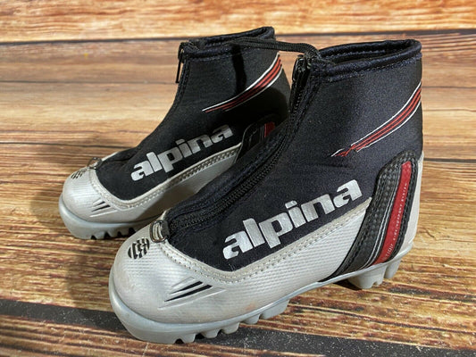 Alpina ST10j Cross Country Ski Boots Classic NNN EU 28 US 10.5 Kids 190mm A-280