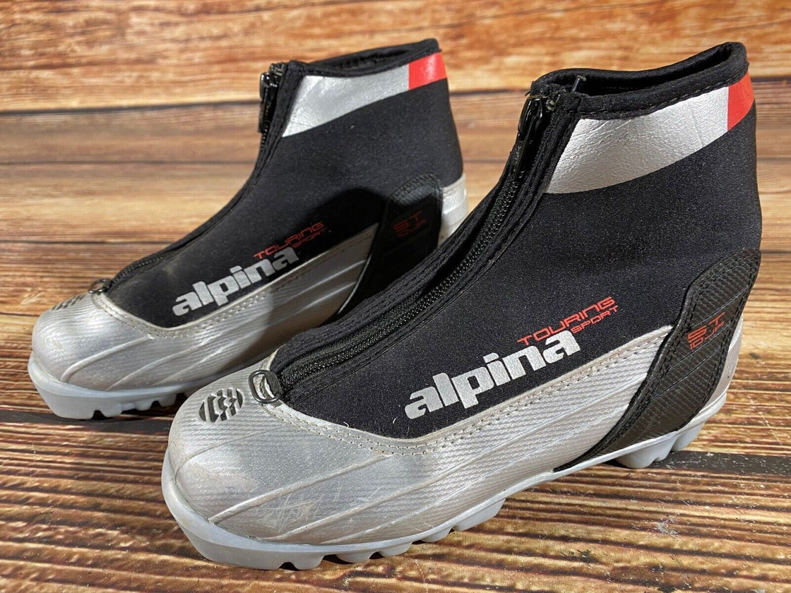 Alpina ST10jr Kids Nordic Cross Country Ski Boots Size EU34 US3 NNN A-802