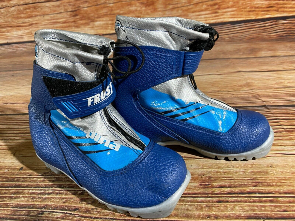 Alpina Frost Cross Country Ski Boots Classic NNN EU 30 US 12 Kids 200mm A-385