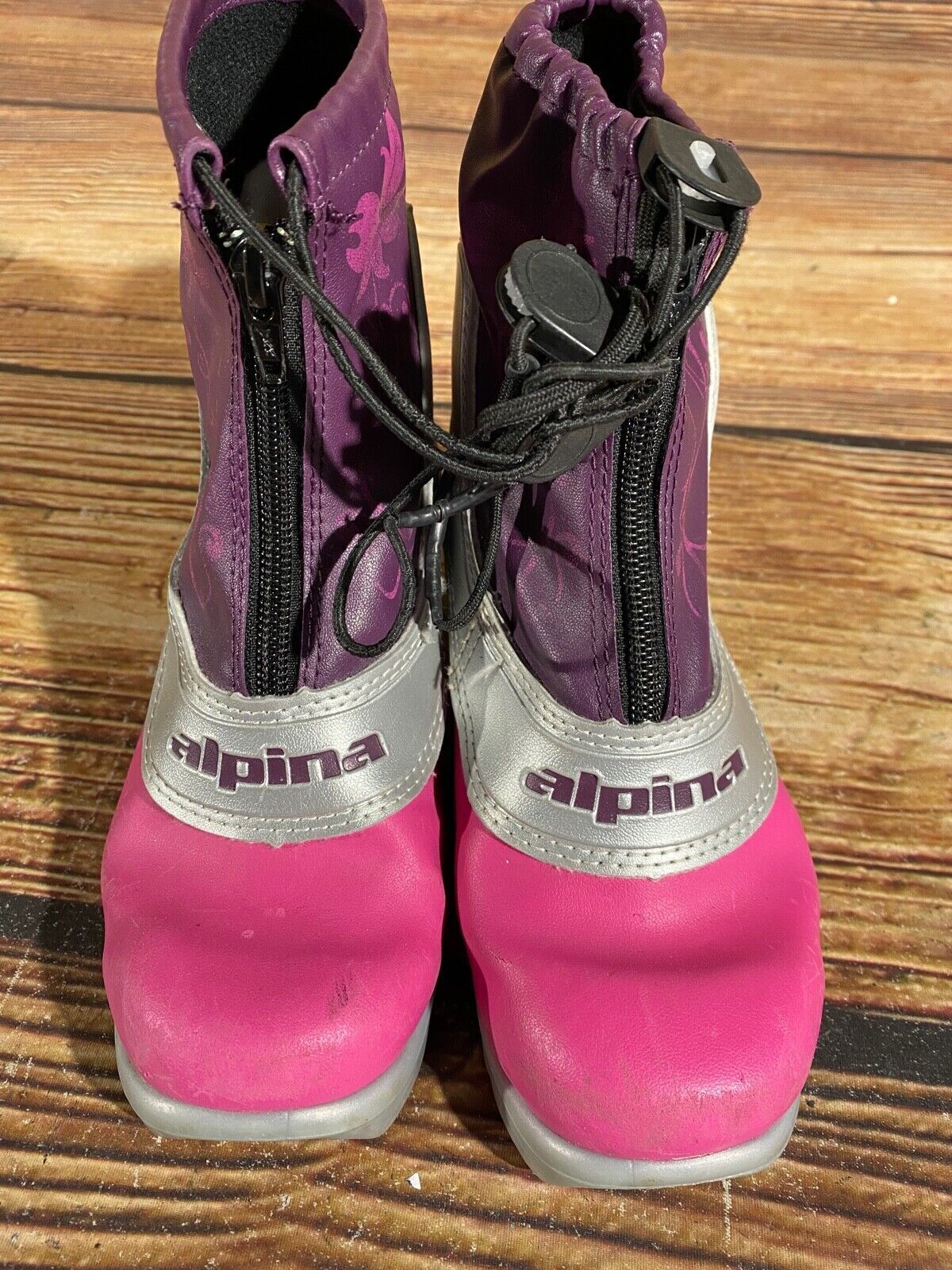 Alpina Frost Cross Country Ski Boots Classic NNN EU 33 US 2 Kids 215mm A-675