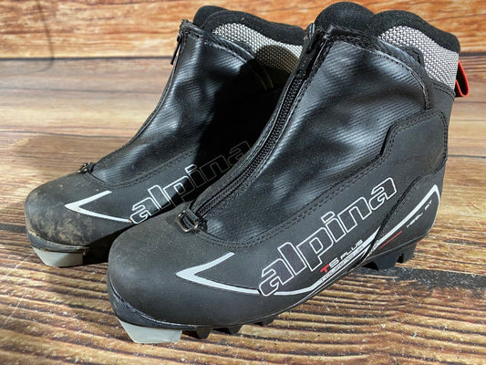 Alpina T5 Plus Cross Country Ski Boots Classic NNN EU 34 US 3 Kids 225mm A-1007
