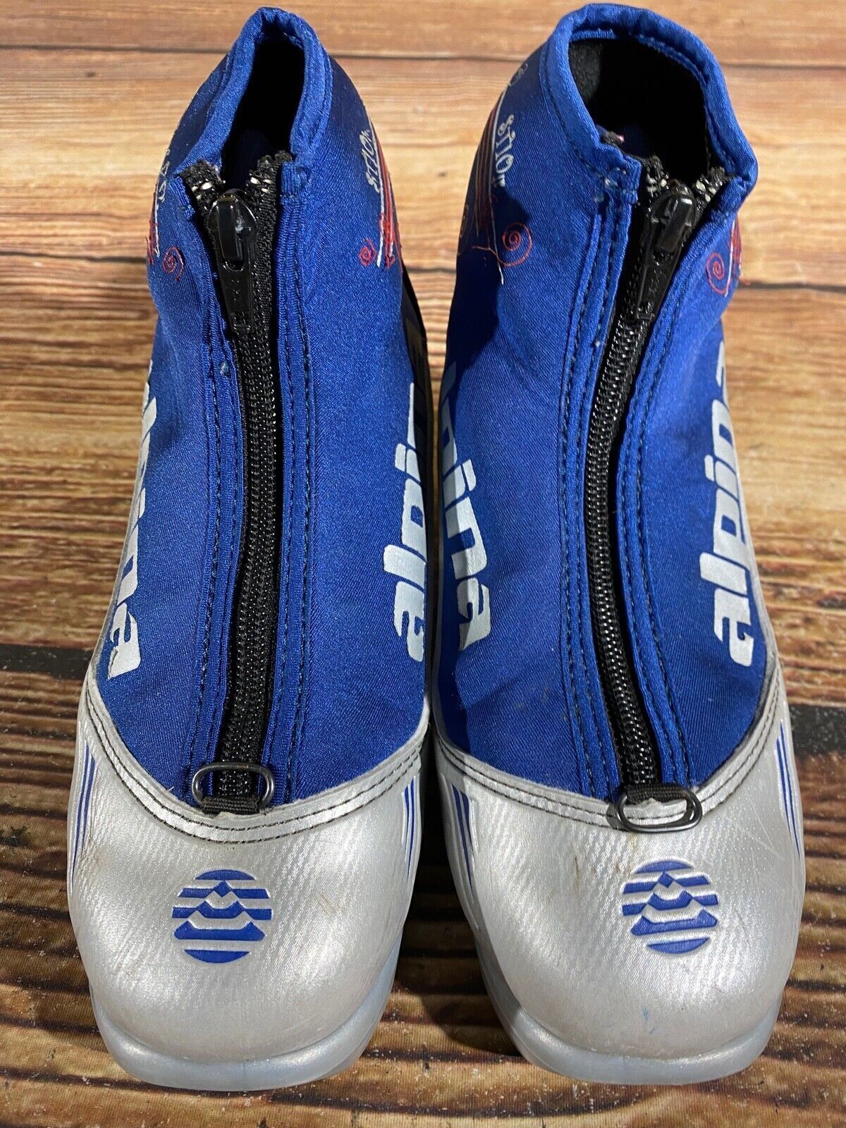 Alpina ST10L Cross Country Ski Boots Classic NNN EU 34 US 3 Kids 220mm A-732