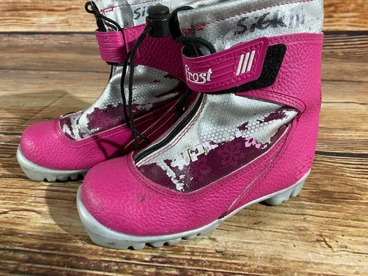 Alpina Frost Cross Country Ski Boots Classic NNN EU 30 US 12 Kids 200mm A-324