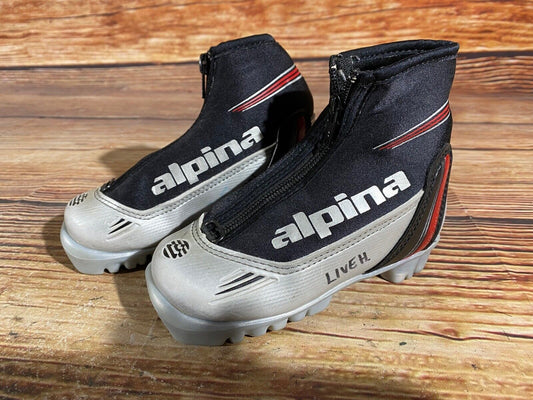 Alpina Frost Cross Country Ski Boots Classic NNN EU 27 US 10 Kids 180mm A-993
