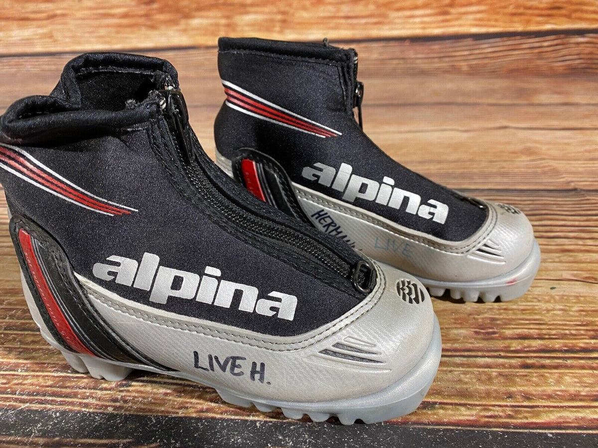 Alpina Frost Cross Country Ski Boots Classic NNN EU 27 US 10 Kids 180mm A-993