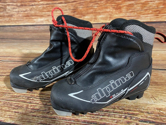 Alpina T5 Plus Cross Country Ski Boots Classic NNN EU 30 US 12 Kids 195mm A-690