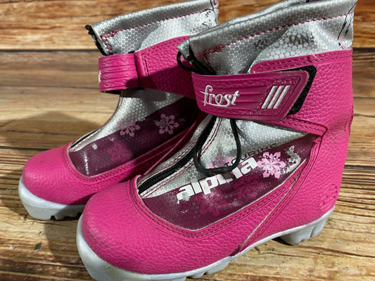 Alpina Frost Cross Country Ski Boots Classic NNN EU 29 US 11.5 Kids 195mm A-292