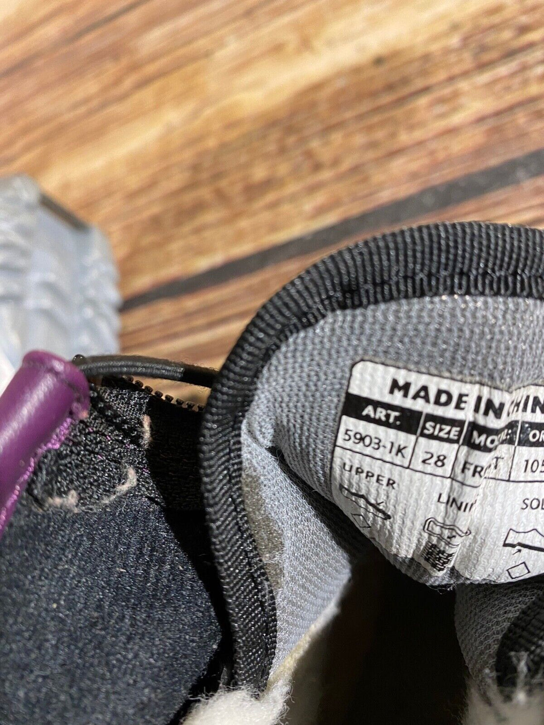 Alpina Kids Frost Nordic Cross Country Ski Boots Size EU28 US10.5 NNN A-712