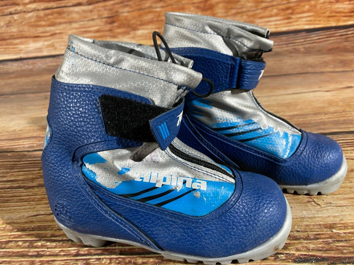 Alpina Frost Cross Country Ski Boots Classic NNN EU 30 US 12 Kids 200mm A-389