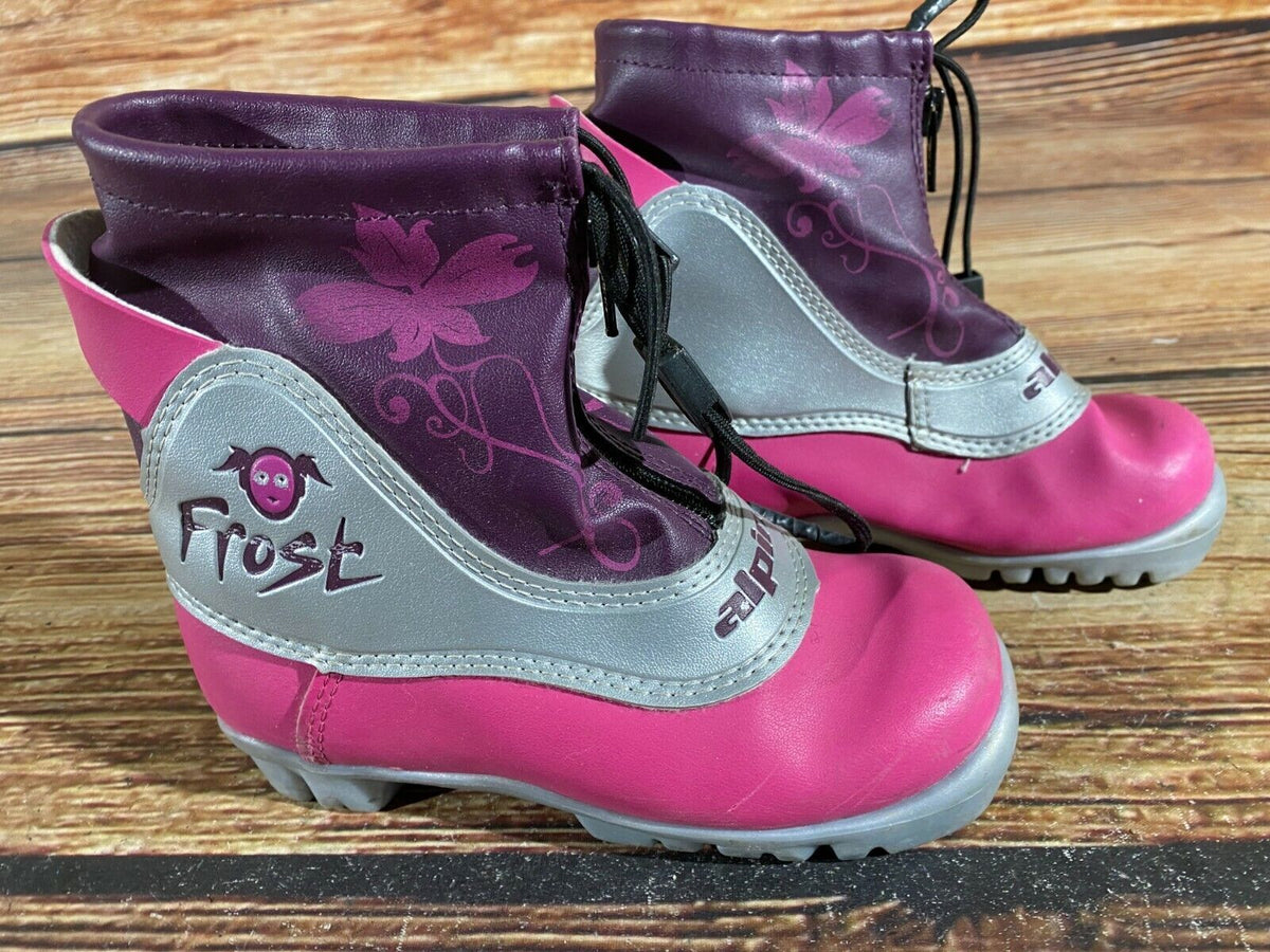 Alpina Frost Cross Country Ski Boots Classic NNN EU 29 US 11.5 Kids 195mm A-193