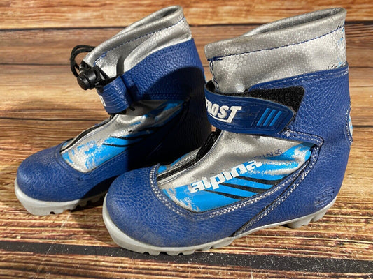 Alpina Frost Cross Country Ski Boots Classic NNN EU 32 US 1.5 Kids 205mm A-673