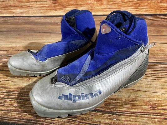 Alpina ST11j Cross Country Ski Boots Classic NNN EU 36 US 4.5 Kids 235mm A-377