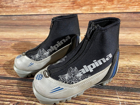 Alpina ST10 Cross Country Ski Boots Classic NNN EU 27 US 10 Kids 180mm A-823