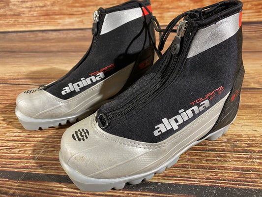 Alpina ST10 Cross Country Ski Boots Classic NNN EU 33 US 2 Kids 215mm A-734