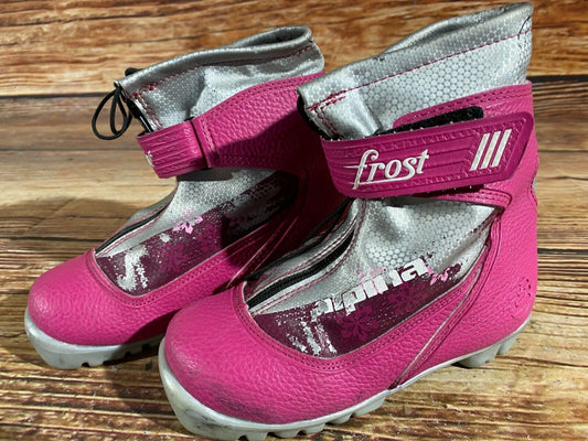 Alpina Frost Cross Country Ski Boots Classic NNN EU 31 US 13 Kids 205mm A-334