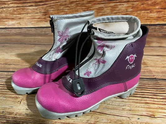 Alpina Frost Cross Country Ski Boots Classic NNN EU 33 US 2 Kids 215mm A-384