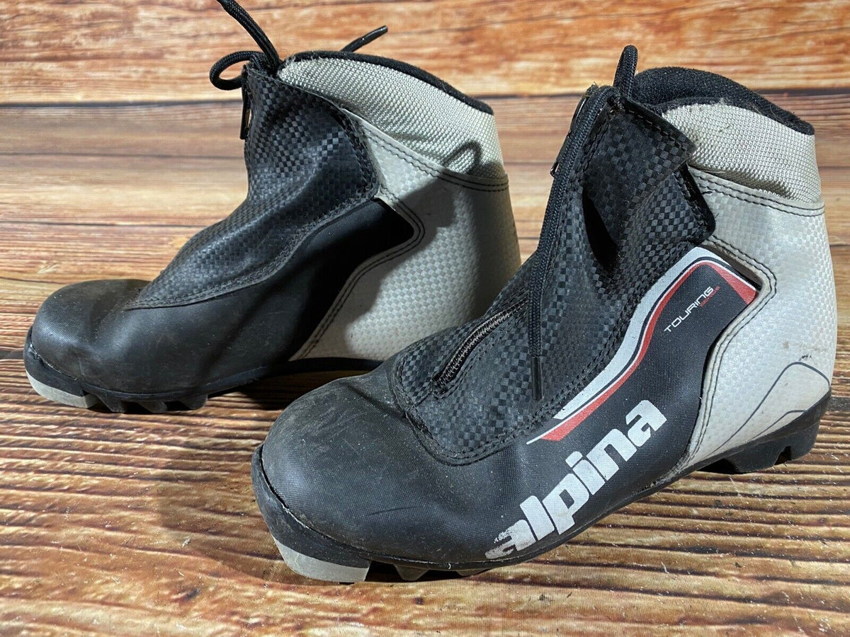 Alpina Touring Cross Country Ski Boots Classic NNN EU 35 US 3.5 Kids 230mm A-727