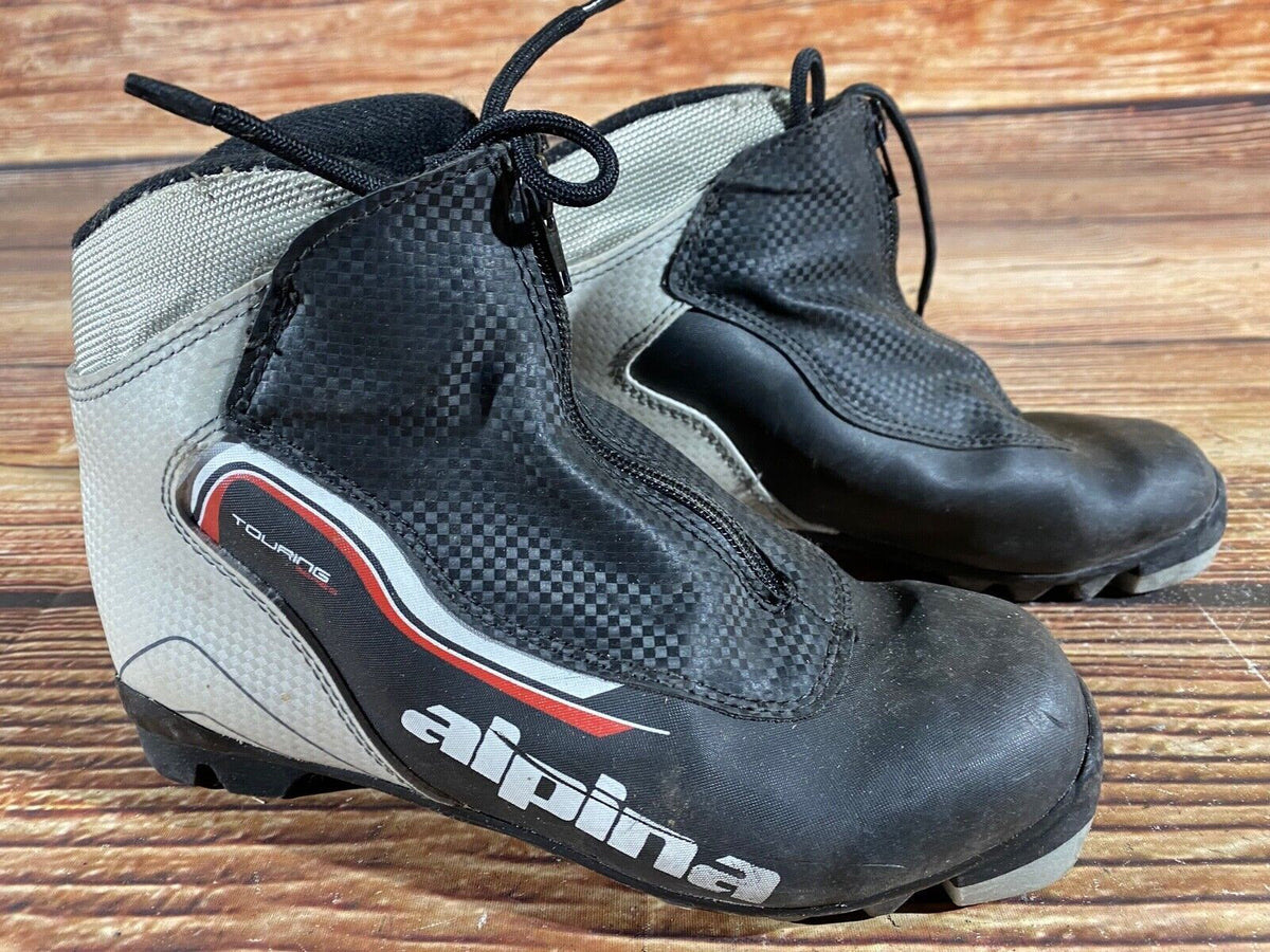Alpina Touring Cross Country Ski Boots Classic NNN EU 35 US 3.5 Kids 230mm A-727