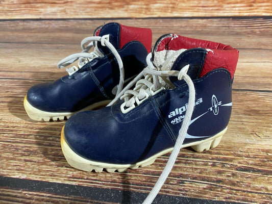 Alpina 80 Cross Country Ski Boots Classic NNN EU 28 US 10.5 Kids 190mm A-445