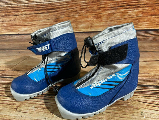 Alpina Frost Cross Country Ski Boots Classic NNN EU 28 US 10.5 Kids 190mm A-361