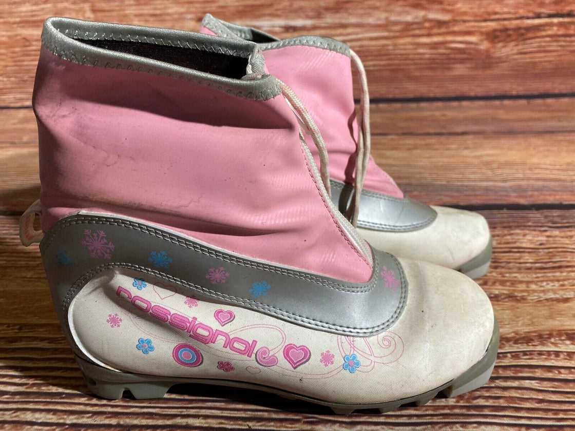 Rossignol Kids Nordic Cross Country Ski Boots Size EU35 US3.5 NNN O88