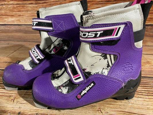 Alpina Frost Cross Country Ski Boots Classic NNN EU 34 US 3 Kids 225mm A-363