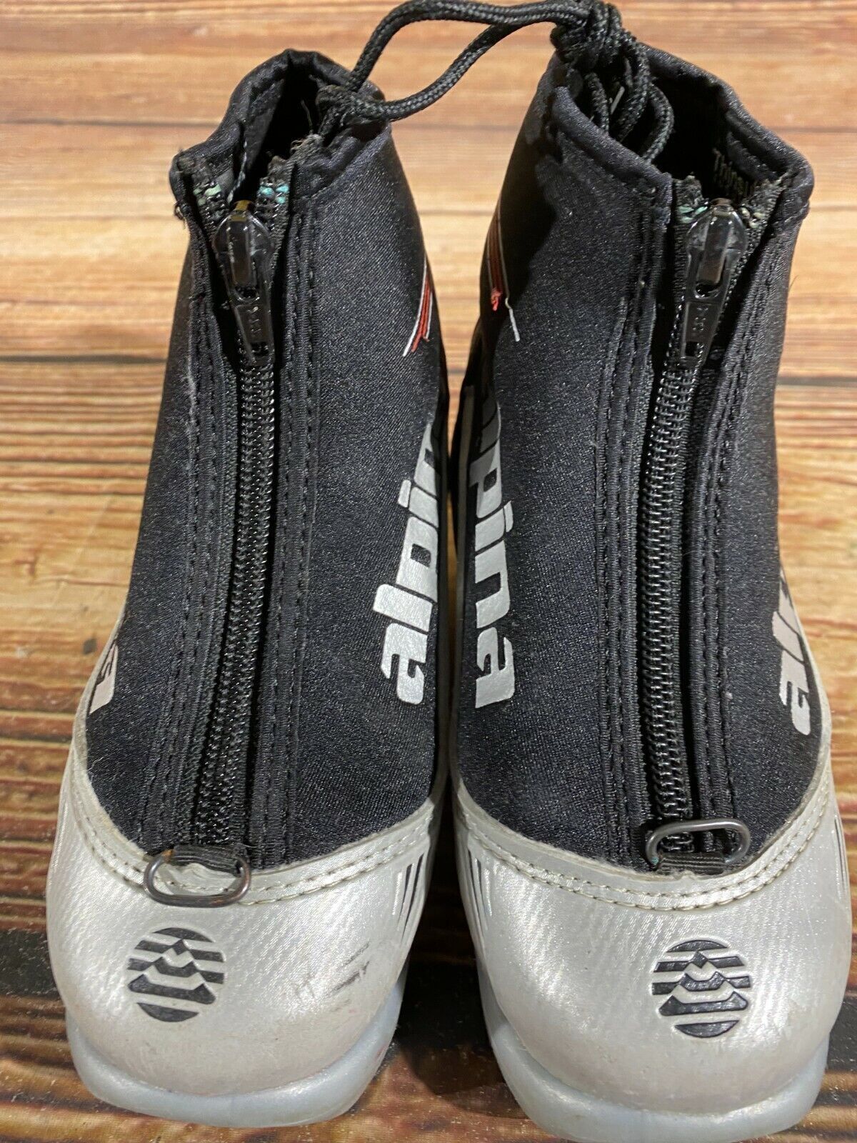 Alpina ST10jr Cross Country Ski Boots Classic NNN EU 28 US 10.5 Kids 190mm A-417