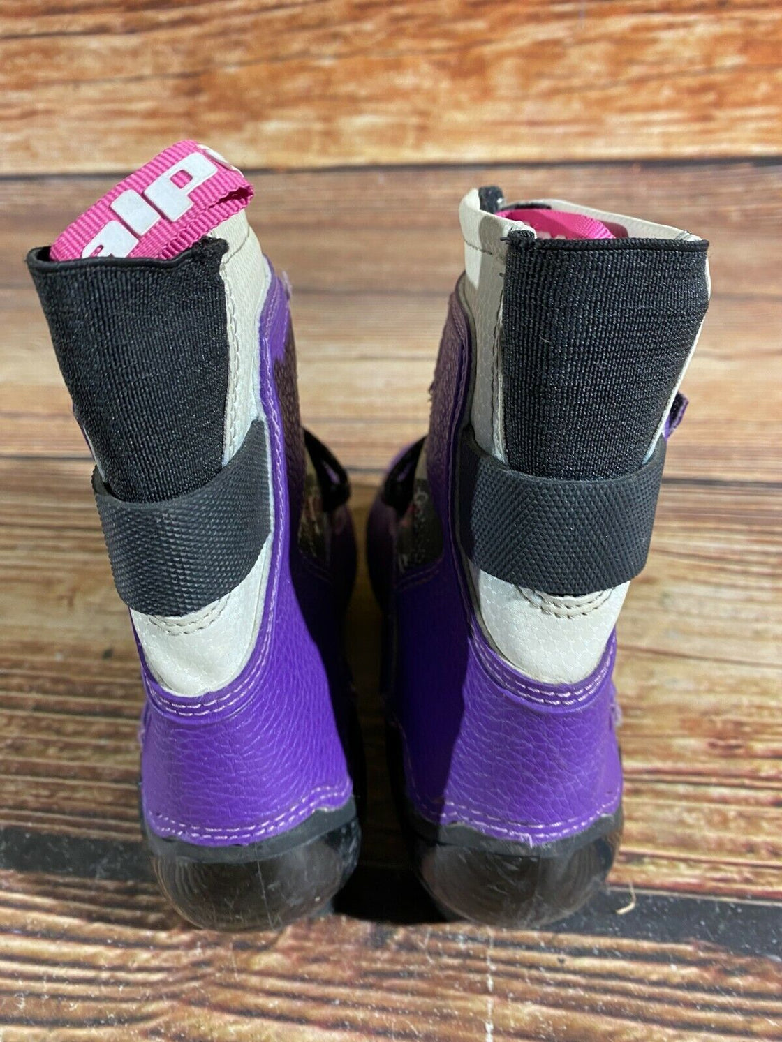 Alpina Frost Kids Nordic Cross Country Ski Boots Size EU32 US1.5 for NNN A-387